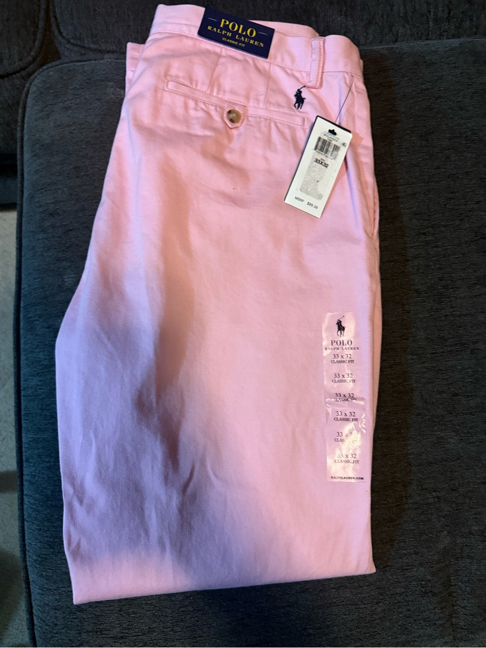 Polo by Ralph Lauren Pink Straight Leg Men’s Jeans